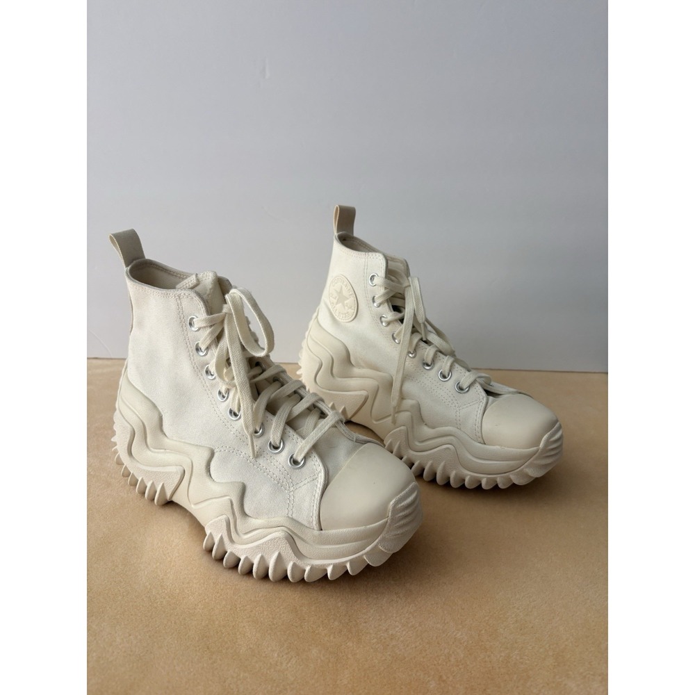 Converse Run Star Motion Unisex Shoes Sneakers Ecru Platform Street Sz M 7 W 8.5 - Picture 3 of 16